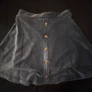 Blue skirt with buttons